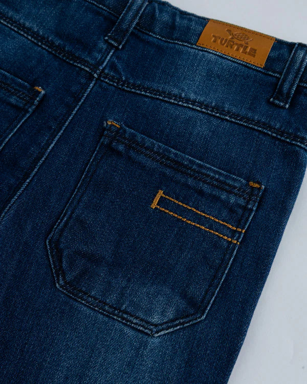 Blue-Fit Denim Pant