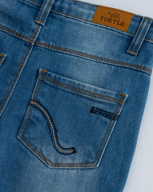 Blue Classic Fit Denim