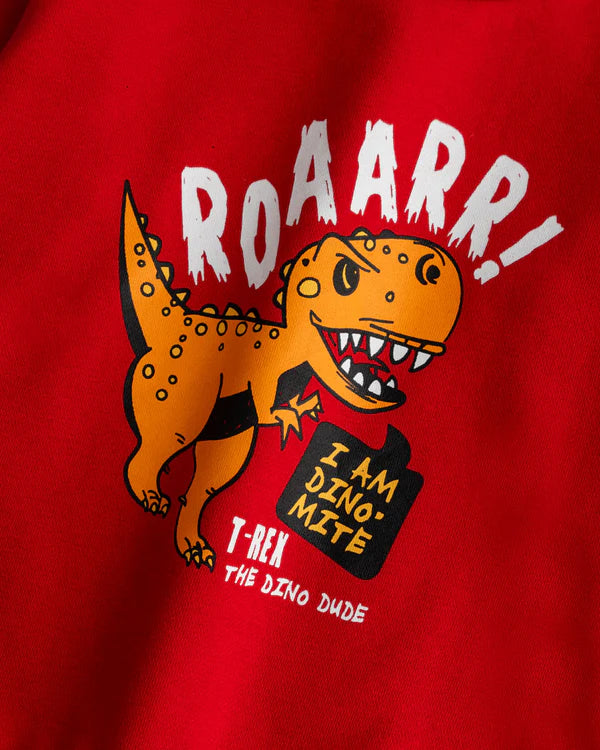Roaring Red Printed Sweatshirt