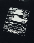 Black Drive Graphic Sweatshirt