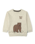 Oatmeal Printed Sweatshirt