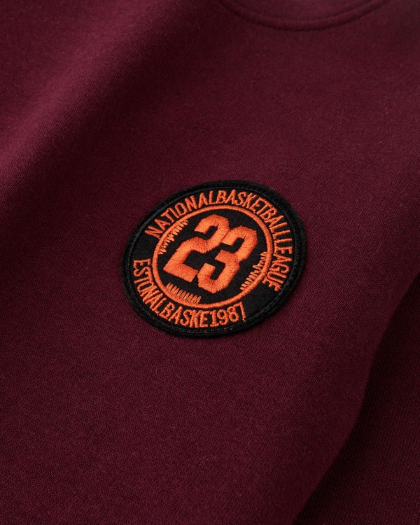 Burgundy Classic Crew Sweatshirt