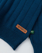 Navy Ridge Knitted Sweater