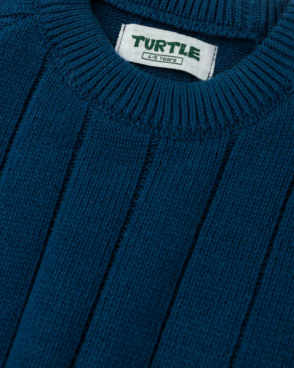 Navy Ridge Knitted Sweater