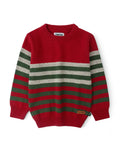 Trio-Stripe Knit Sweater