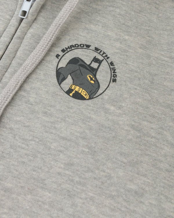Grey Knight Zipper Hoodie