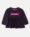 Plum Adore Frilly Top