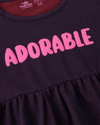 Plum Adore Frilly Top