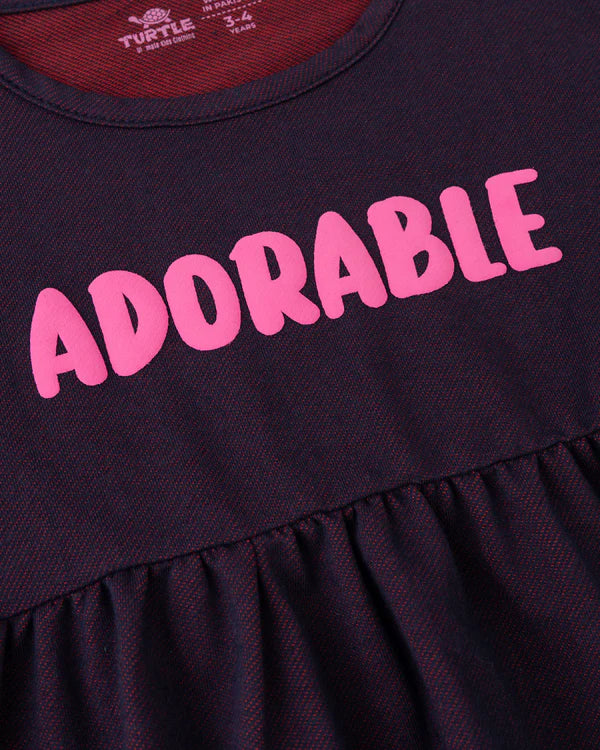 Plum Adore Frilly Top