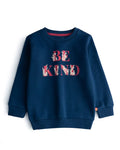Gentle Blue Printed Sweatshirt