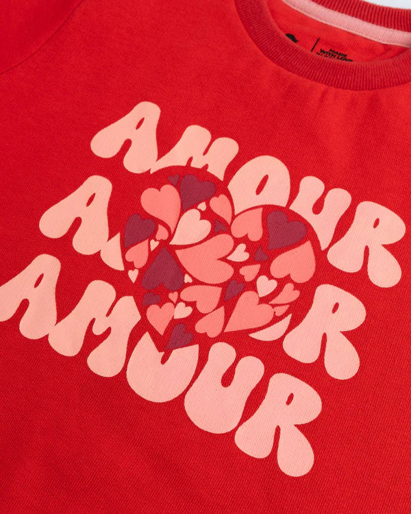 Red Amour Sweatshirt