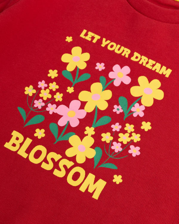 Blossoming Red Sweatshirt