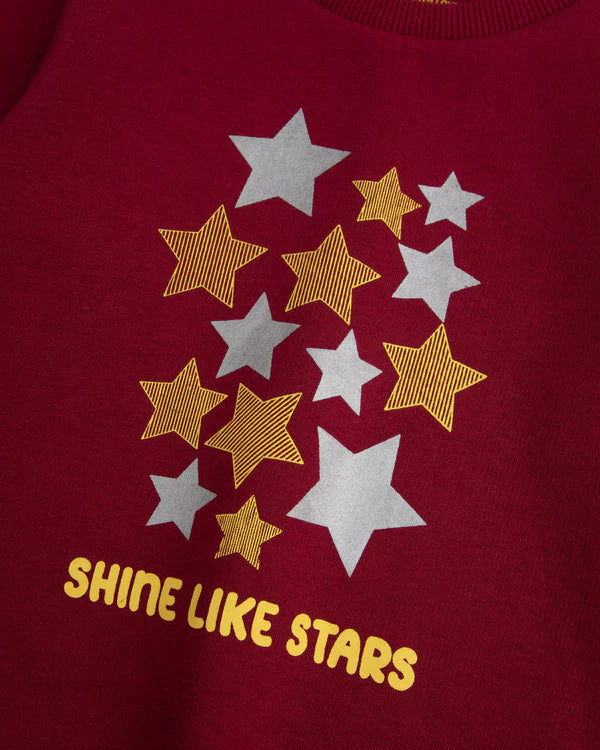 Starlit Maroon Tracksuit